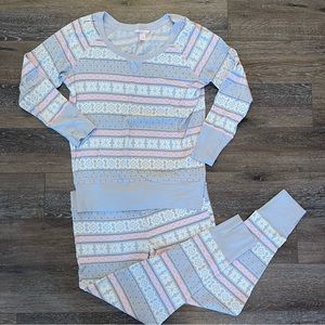 Victoria's Secret Pastel Striped Pajama Set